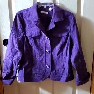 Coldwater Creek Purple Jacket